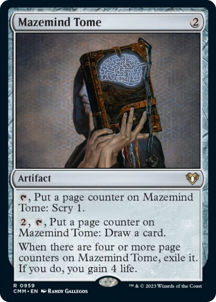 Mazemind Tome [Commander Masters] | Magic Magpie