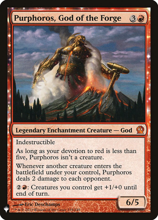 Purphoros, God of the Forge [Mystery Booster] | Magic Magpie