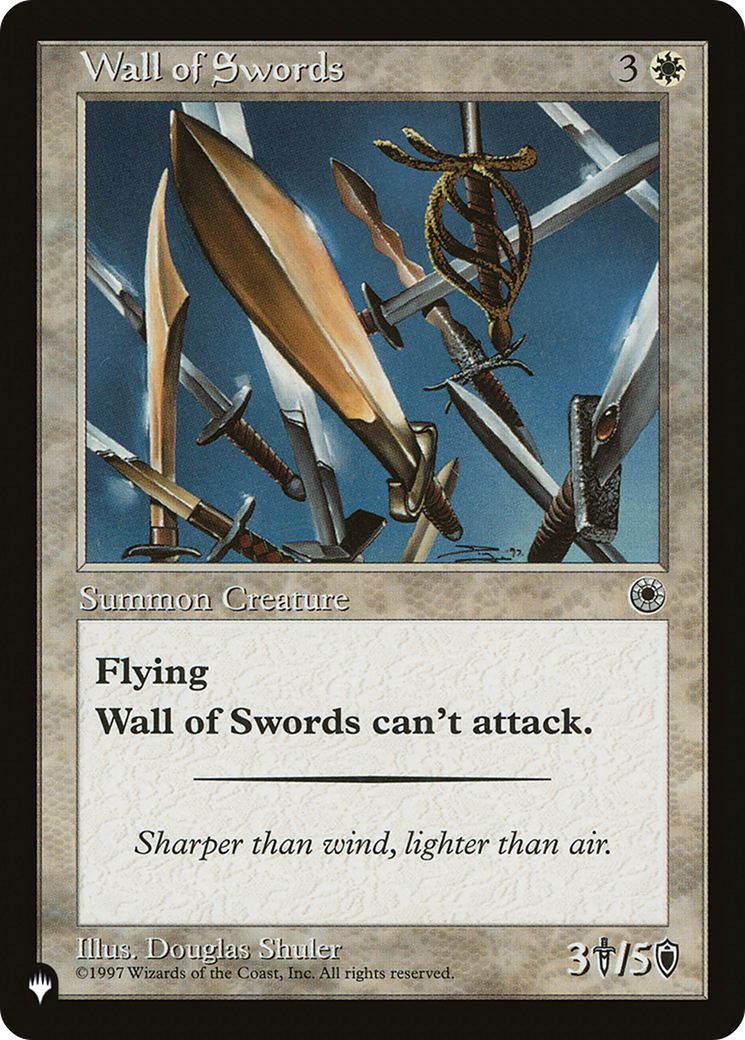 Wall of Swords [The List Reprints] | Magic Magpie