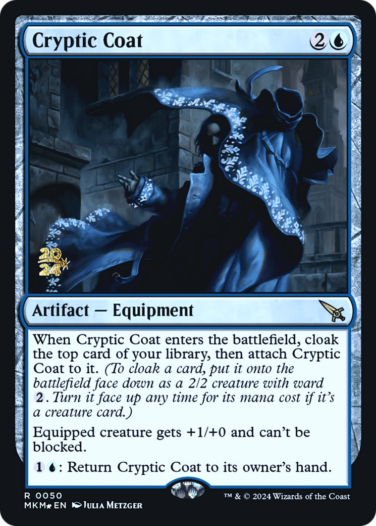 Cryptic Coat [Murders at Karlov Manor Prerelease Promos] | Magic Magpie