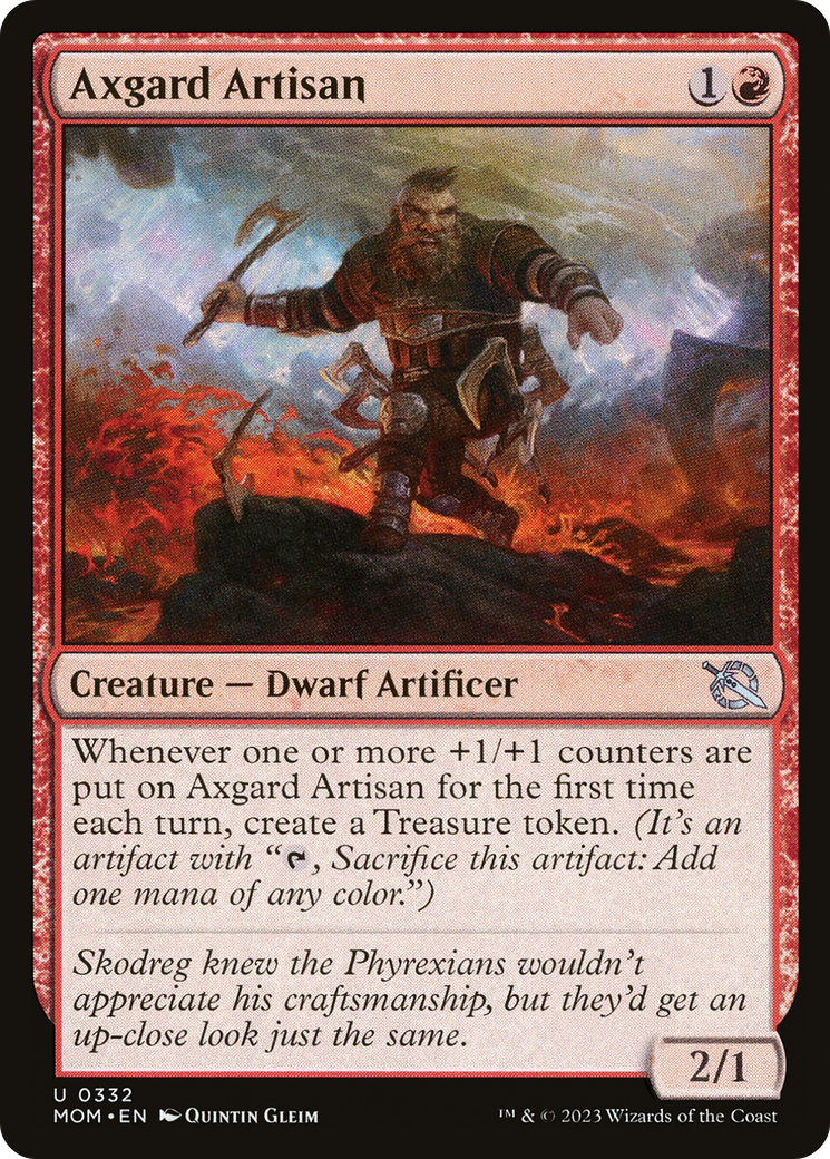 Axgard Artisan [March of the Machine] | Magic Magpie