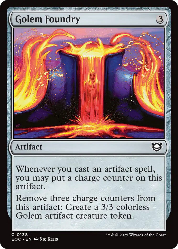 Golem Foundry [Edge of Eternities Commander] | Magic Magpie