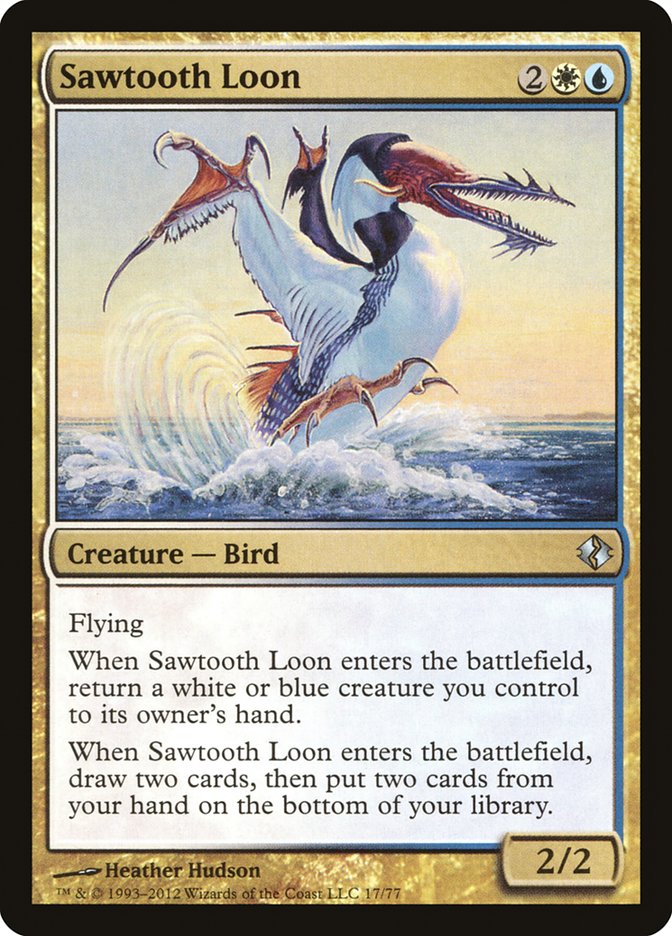 Sawtooth Loon [Duel Decks: Venser vs. Koth] | Magic Magpie