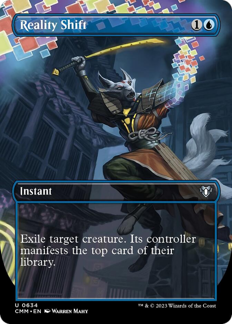 Reality Shift (Borderless Alternate Art) [Commander Masters] | Magic Magpie