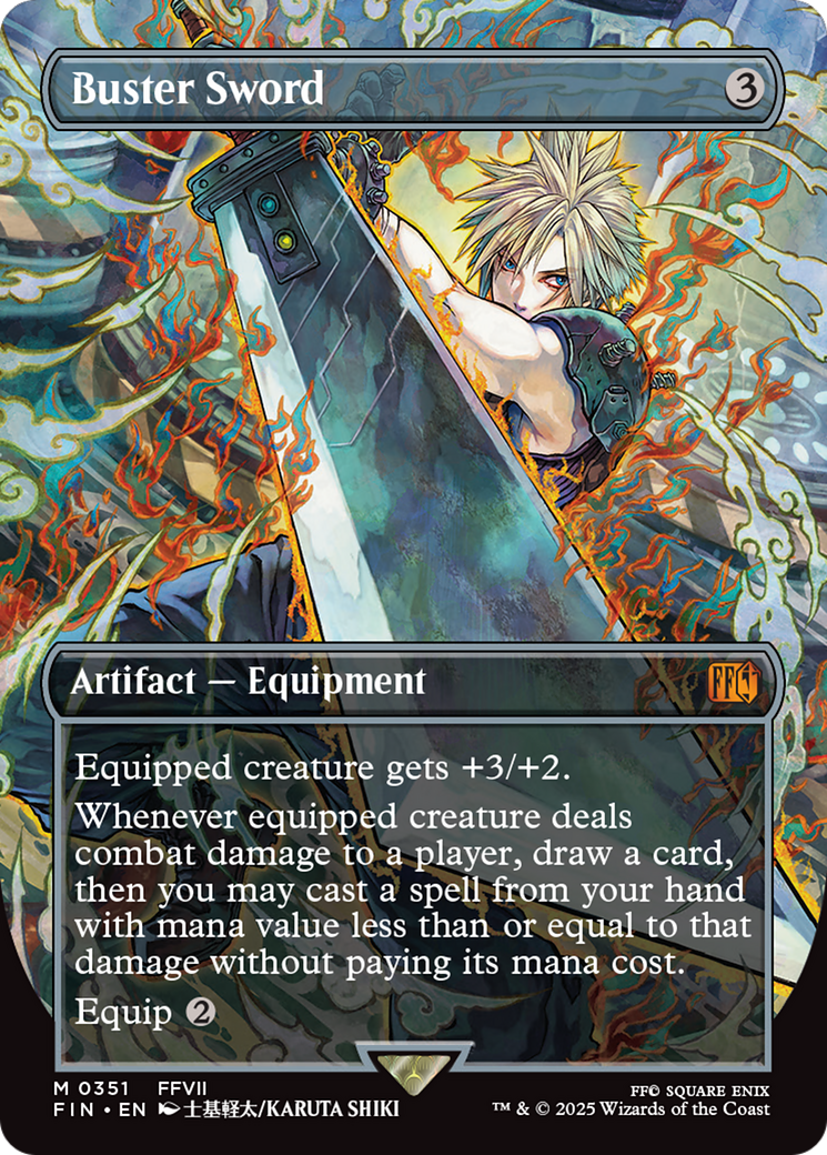 Buster Sword (Borderless) [FINAL FANTASY] | Magic Magpie