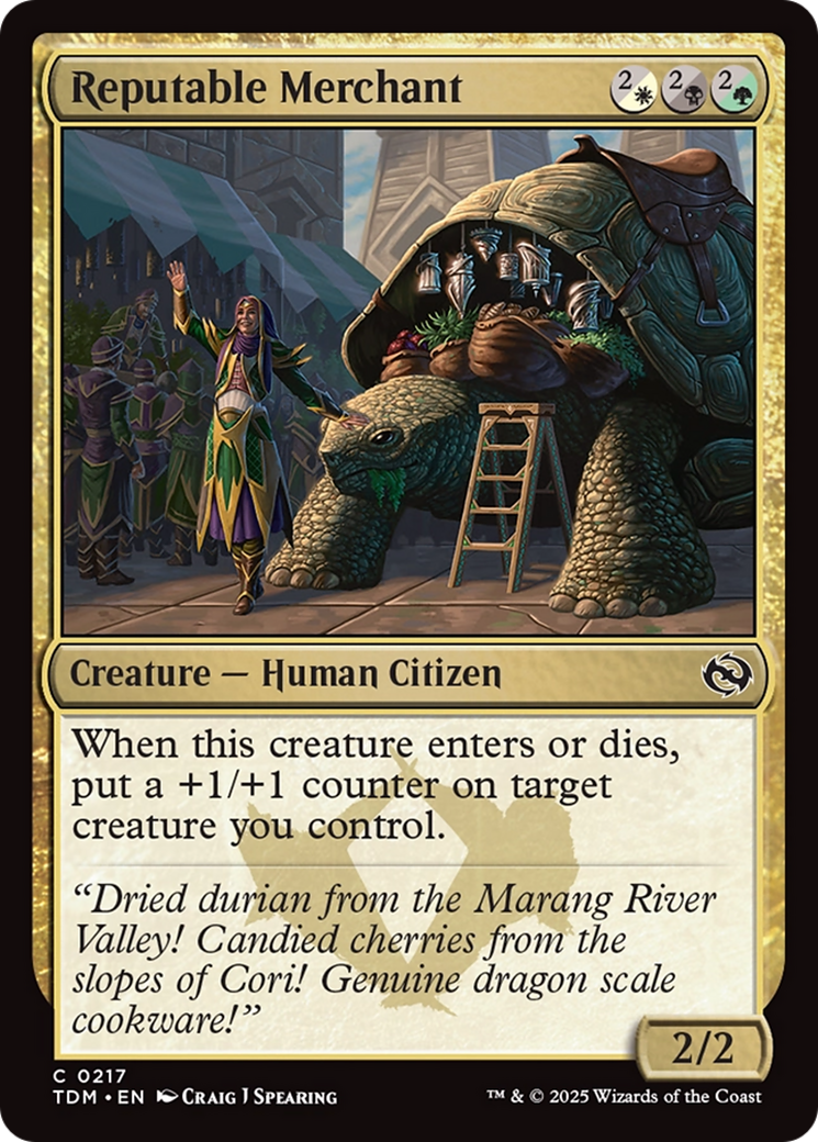 Reputable Merchant [Tarkir: Dragonstorm] | Magic Magpie