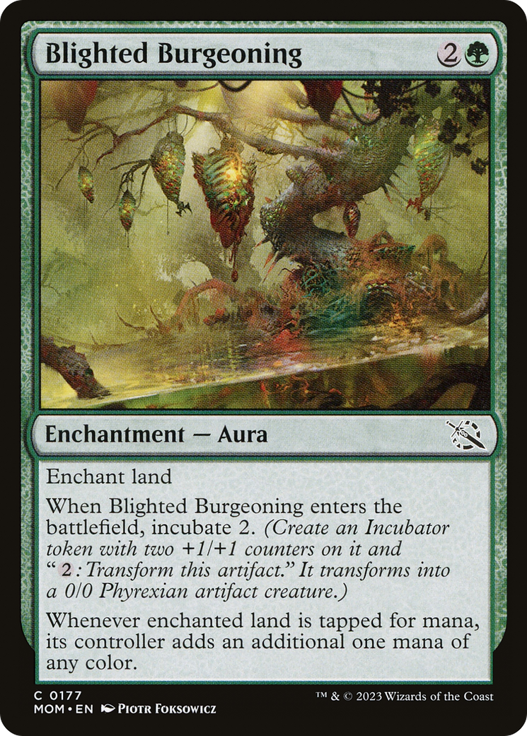 Blighted Burgeoning [March of the Machine] | Magic Magpie