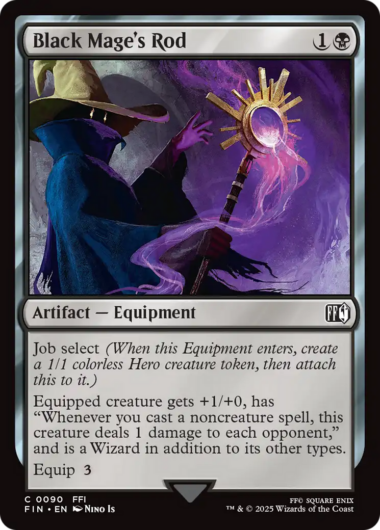 Black Mage's Rod [FINAL FANTASY] | Magic Magpie