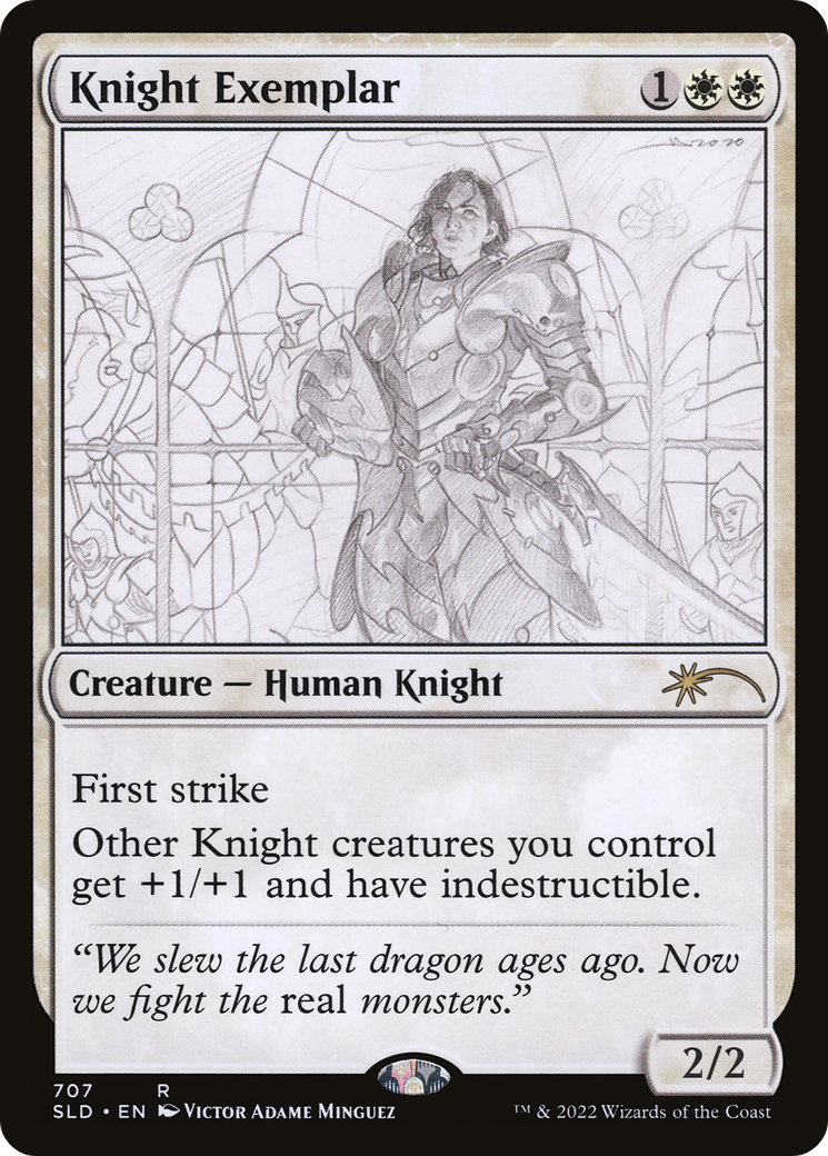 Knight Exemplar (707) [Secret Lair Drop Series] | Magic Magpie