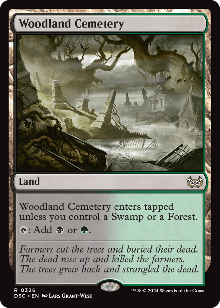 Woodland Cemetery [Duskmourn: House of Horror Commander] | Magic Magpie