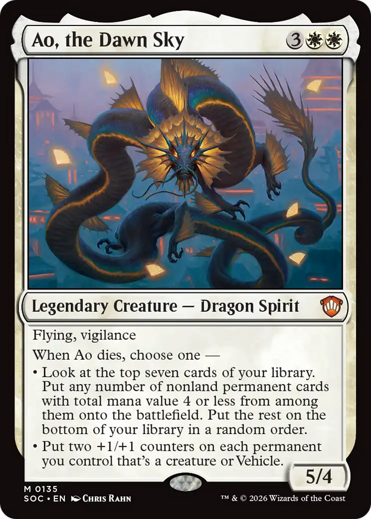 Ao, the Dawn Sky [Secrets of Strixhaven Commander] | Magic Magpie