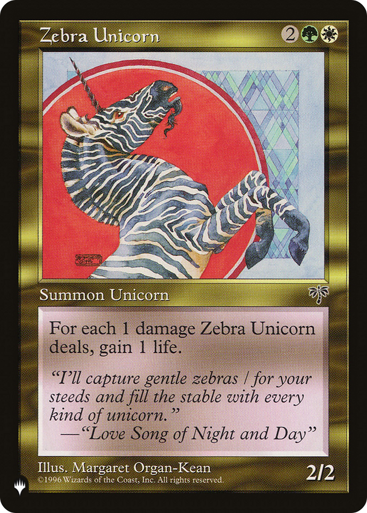 Zebra Unicorn [The List] | Magic Magpie