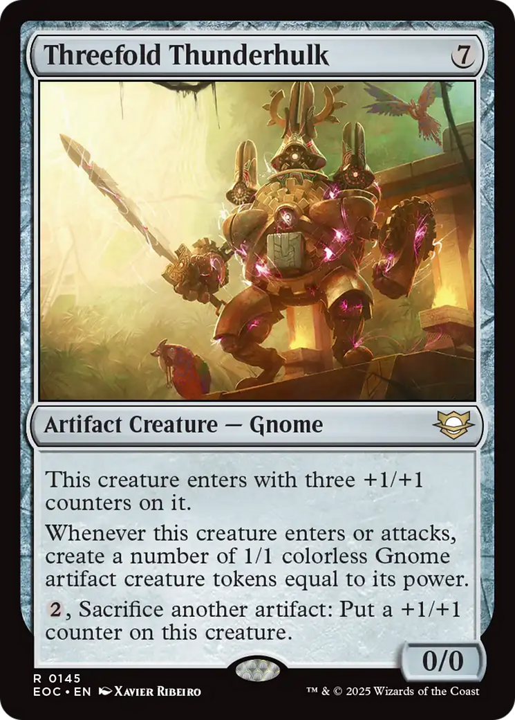 Threefold Thunderhulk [Edge of Eternities Commander] | Magic Magpie