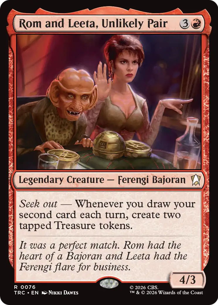 Rom and Leeta, Unlikely Pair [Star Trek Commander] | Magic Magpie