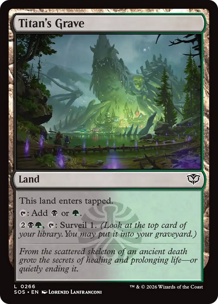 Titan's Grave [Secrets of Strixhaven] | Magic Magpie