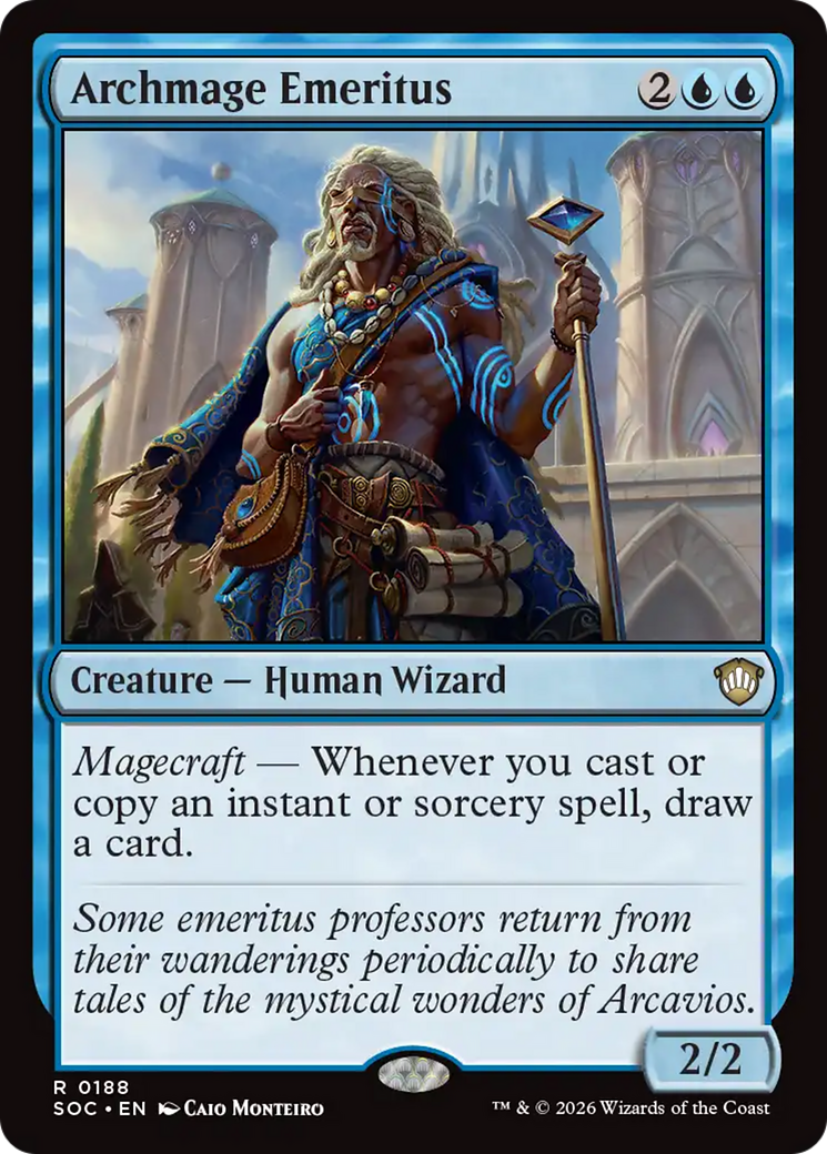 Archmage Emeritus [Secrets of Strixhaven Commander] | Magic Magpie