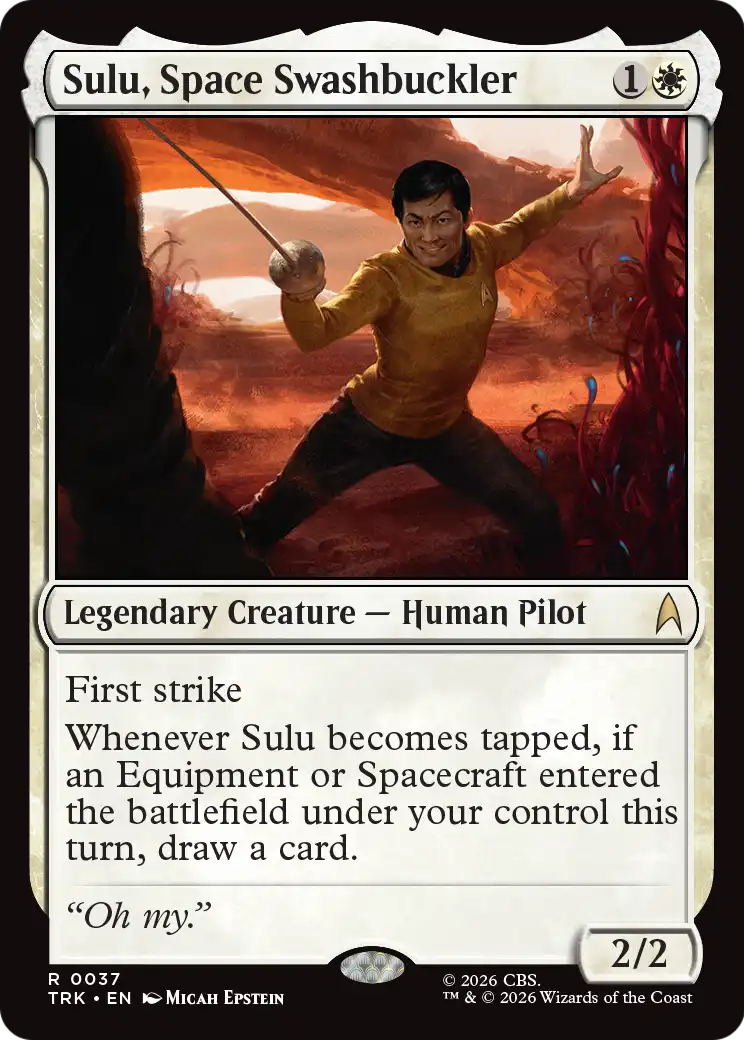 Sulu, Space Swashbuckler [Star Trek] | Magic Magpie