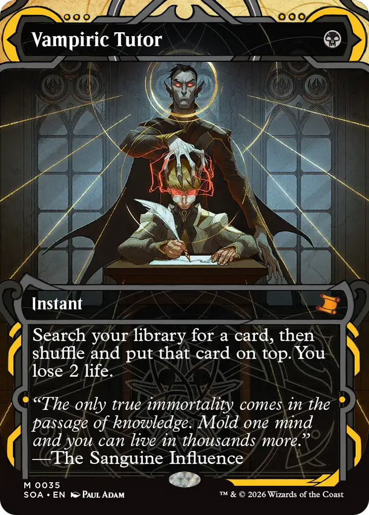 Vampiric Tutor [Secrets of Strixhaven: Mystical Archive] | Magic Magpie