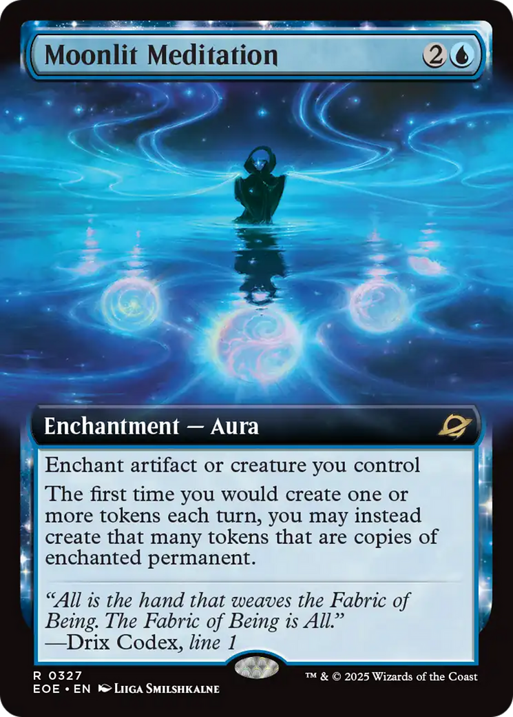 Moonlit Meditation (Extended Art) [Edge of Eternities] | Magic Magpie