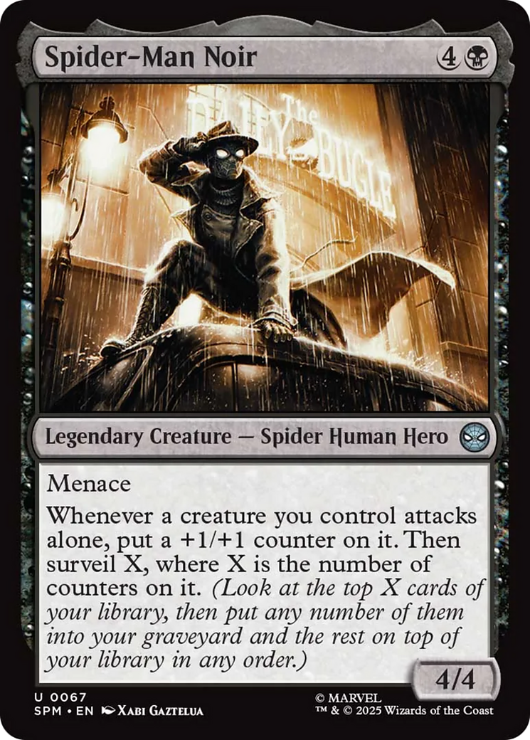Spider-Man Noir [Marvel's Spider-Man] | Magic Magpie