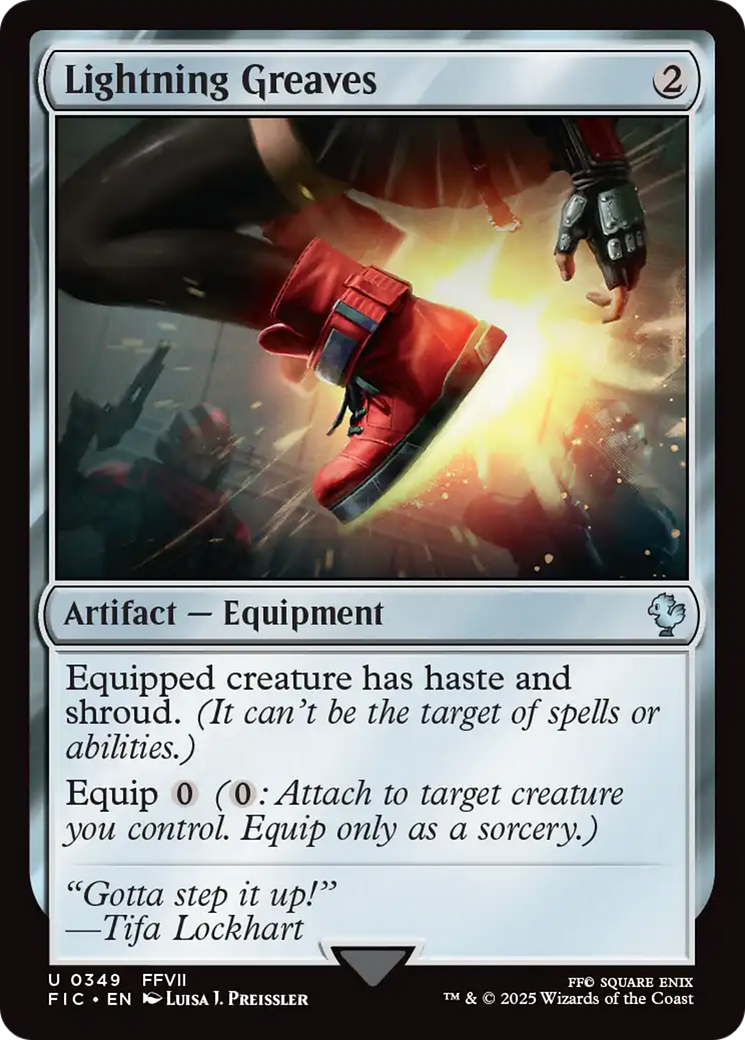 Lightning Greaves [FINAL FANTASY Commander] | Magic Magpie
