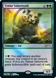 Temur Sabertooth [Year of the Tiger 2022] | Magic Magpie