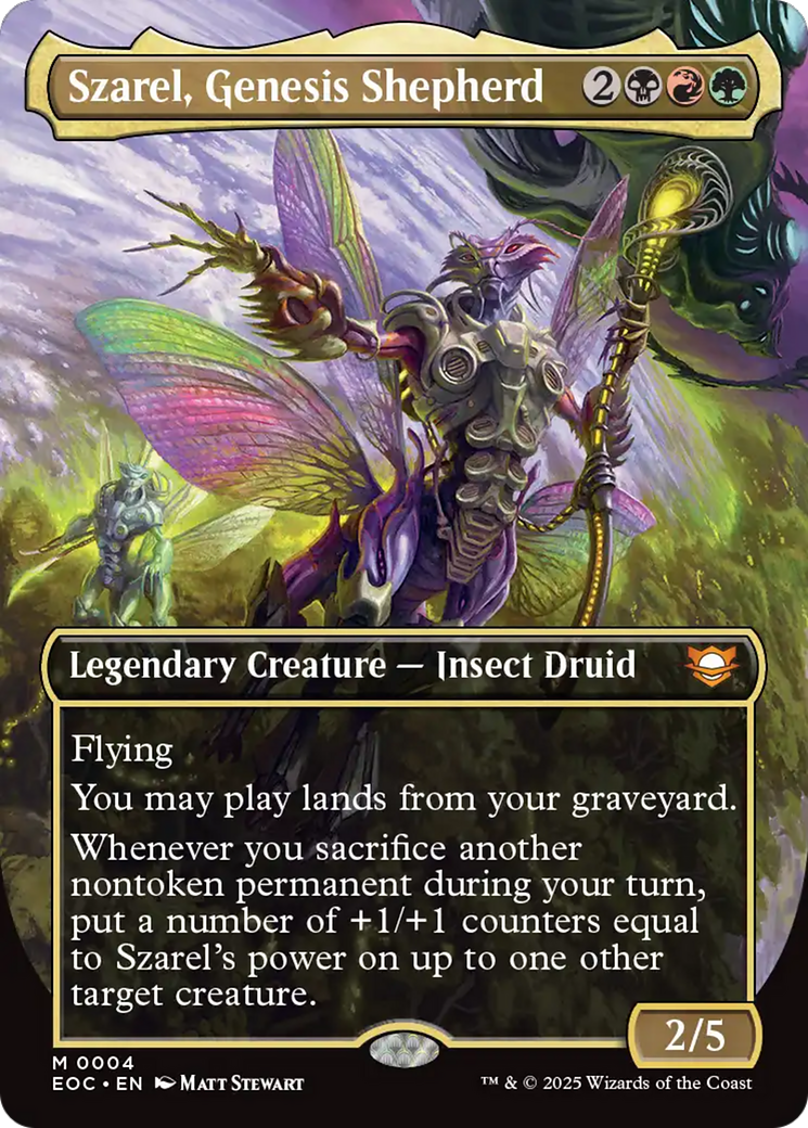 Szarel, Genesis Shepherd (Borderless) [Edge of Eternities Commander] | Magic Magpie