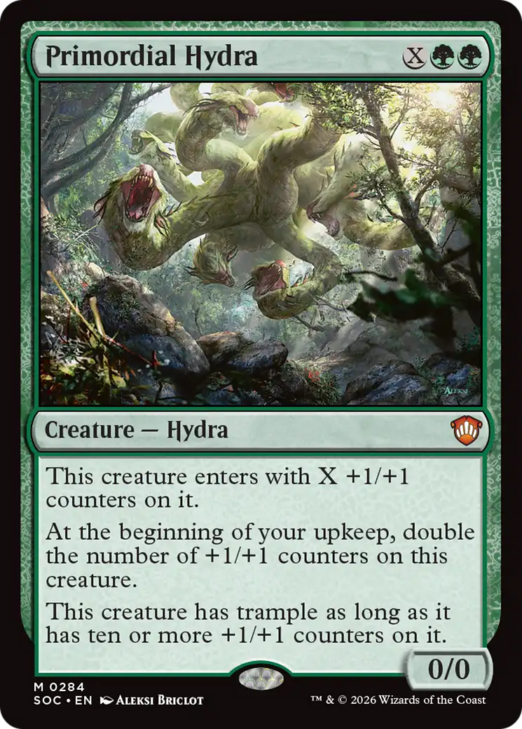 Primordial Hydra [Secrets of Strixhaven Commander] | Magic Magpie