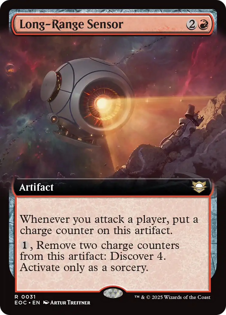 Long-Range Sensor (Extended Art) [Edge of Eternities Commander] | Magic Magpie