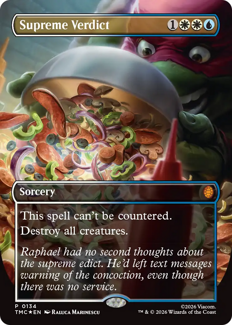 Supreme Verdict (Borderless) [Teenage Mutant Ninja Turtles Promos] | Magic Magpie