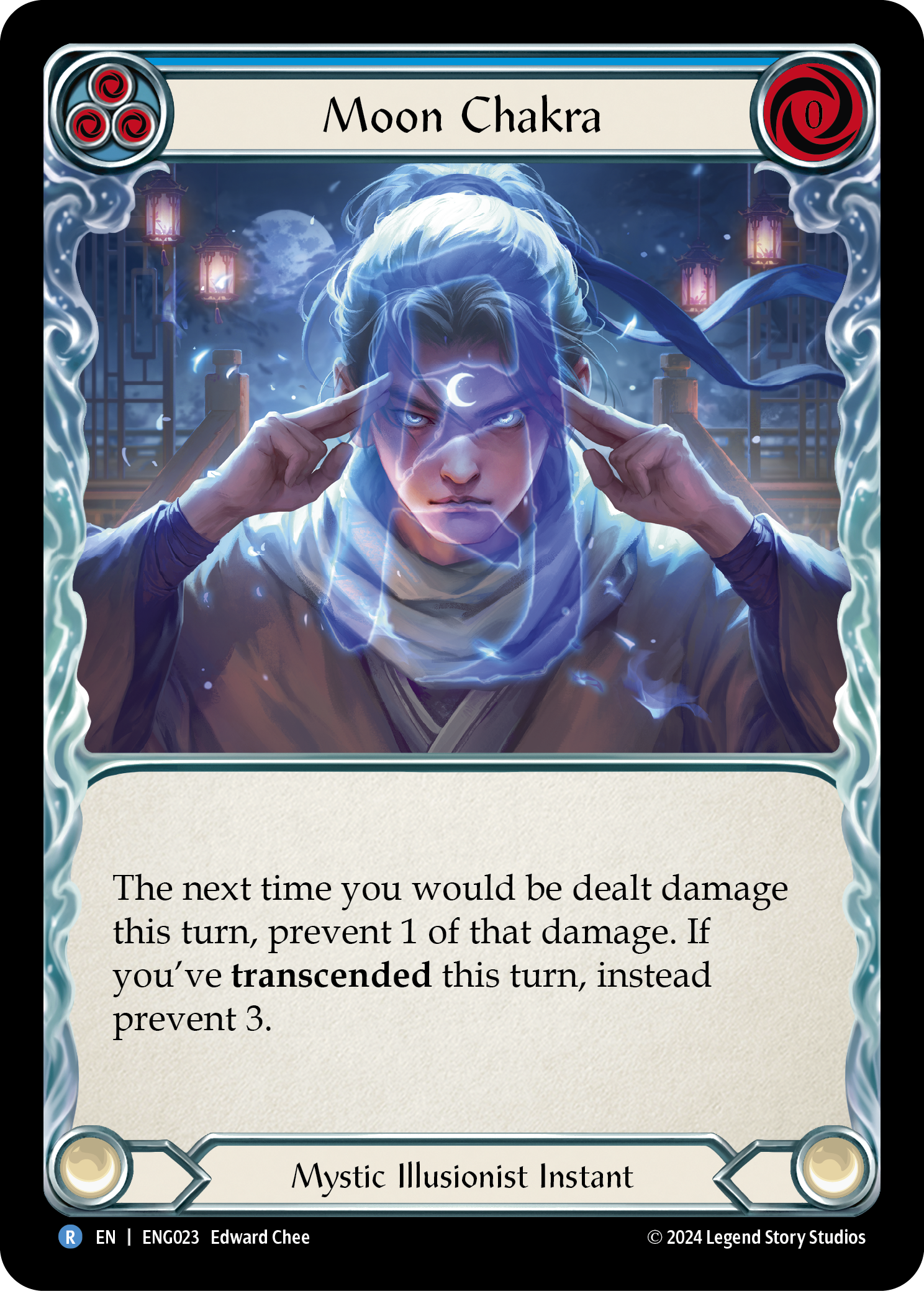 Moon Chakra [ENG023] (Part the Mistveil Enigma Blitz Deck) | Magic Magpie