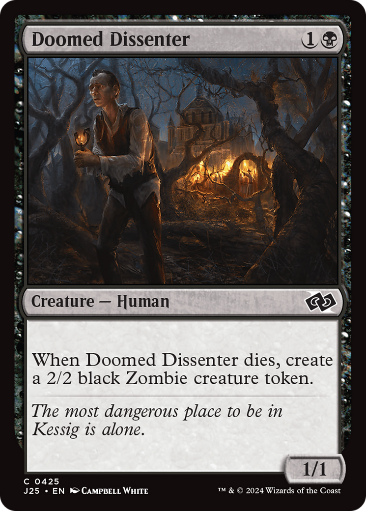 Doomed Dissenter [Foundations Jumpstart] | Magic Magpie