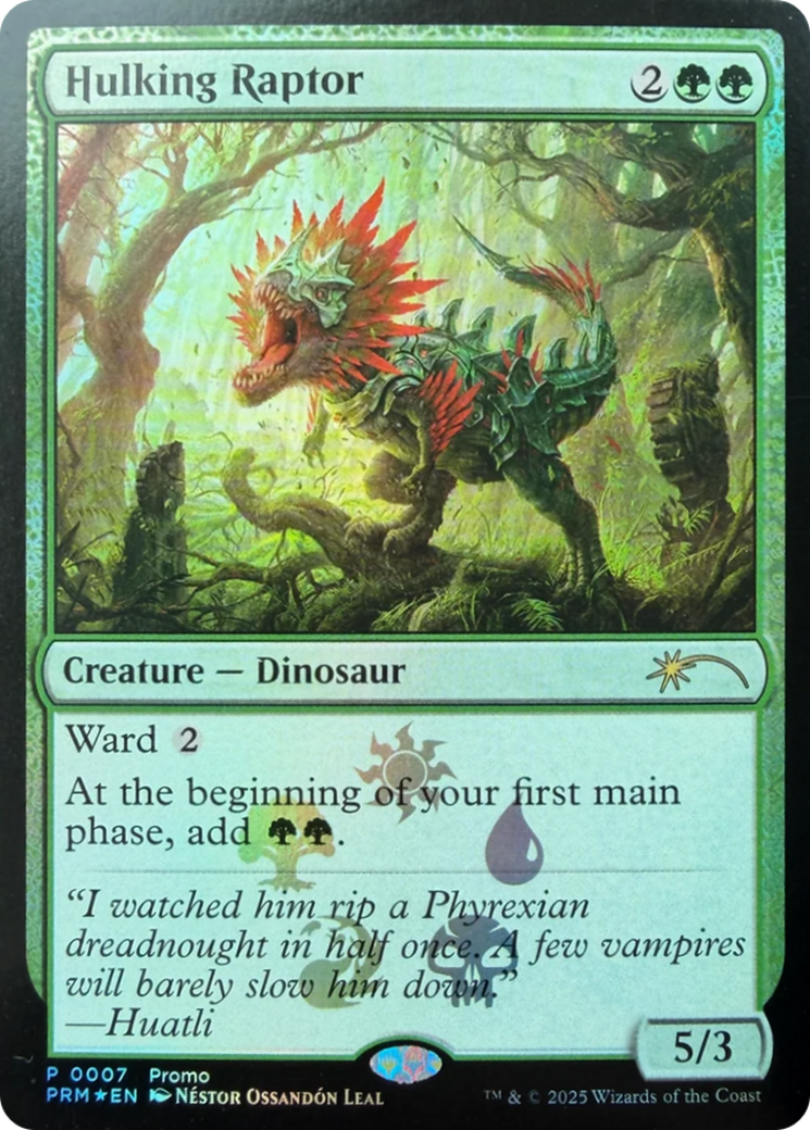 Hulking Raptor [Media Promos] | Magic Magpie