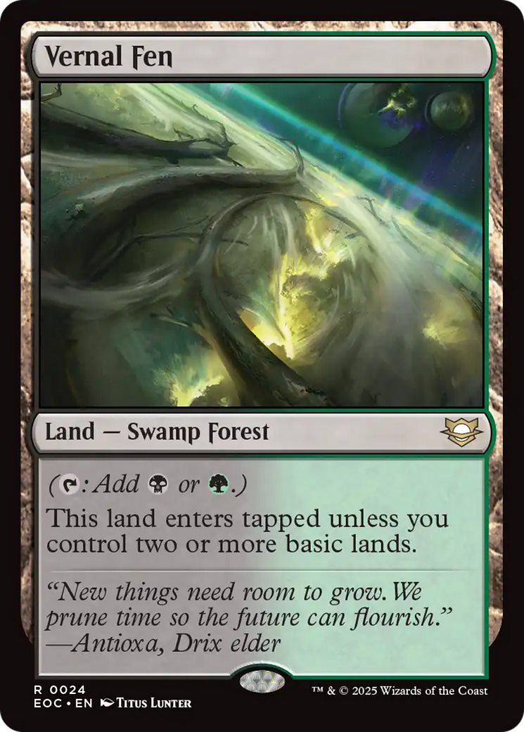 Vernal Fen [Edge of Eternities Commander] | Magic Magpie