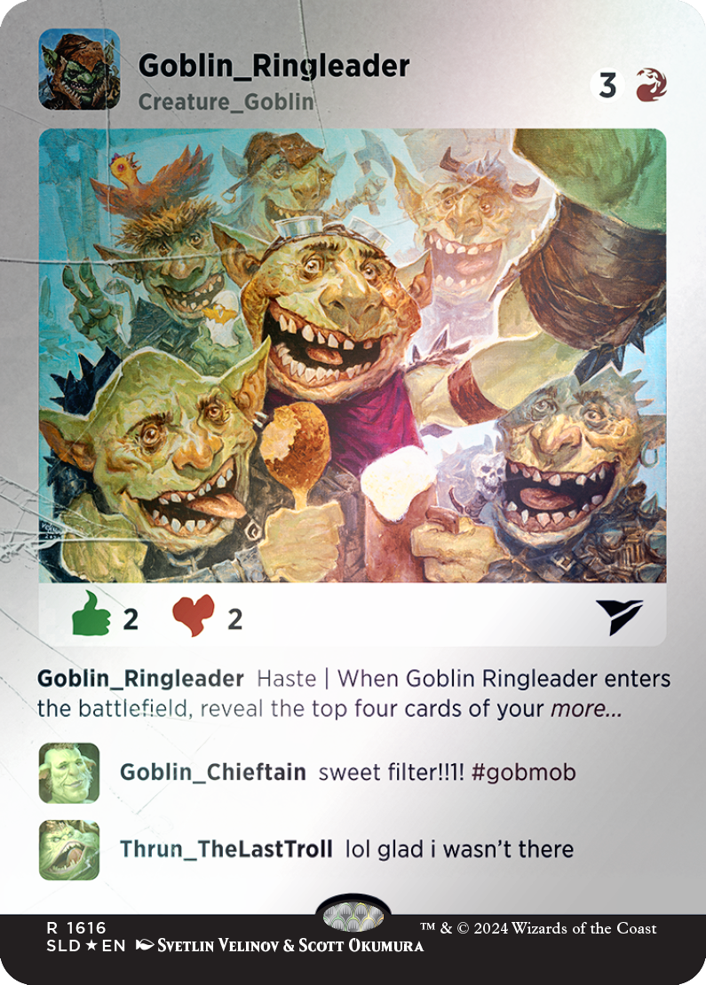 Goblin Ringleader (Rainbow Foil) [Secret Lair Drop Series] | Magic Magpie