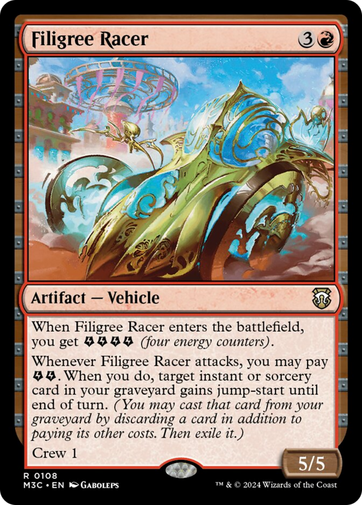 Filigree Racer [Modern Horizons 3 Commander] | Magic Magpie