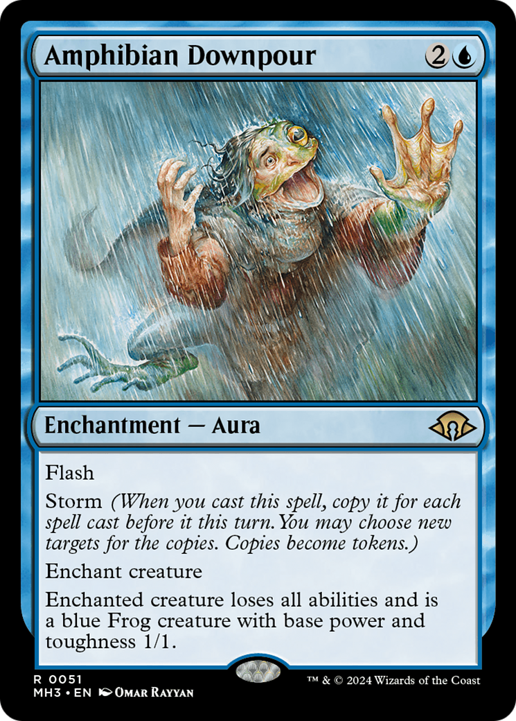 Amphibian Downpour [Modern Horizons 3] | Magic Magpie