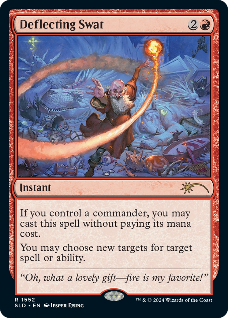 Deflecting Swat (Rainbow Foil) [Secret Lair Drop Series] | Magic Magpie