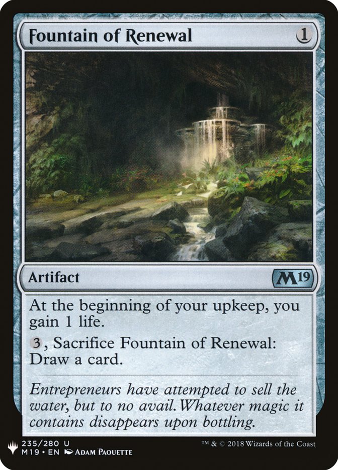 Fountain of Renewal [Mystery Booster] | Magic Magpie