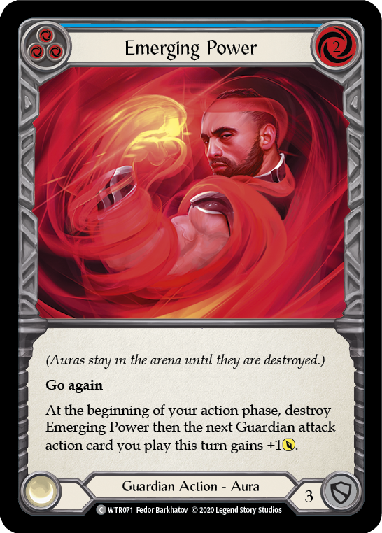 Emerging Power (Blue) [U-WTR071] (Welcome to Rathe Unlimited)  Unlimited Rainbow Foil | Magic Magpie