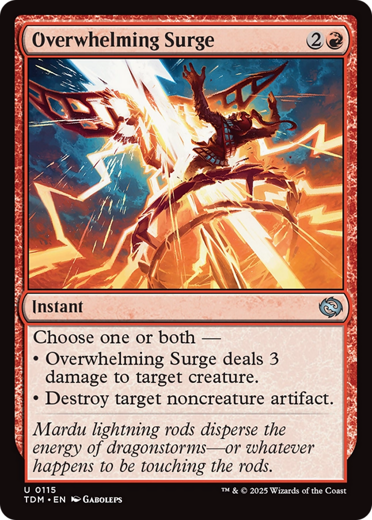 Overwhelming Surge [Tarkir: Dragonstorm] | Magic Magpie