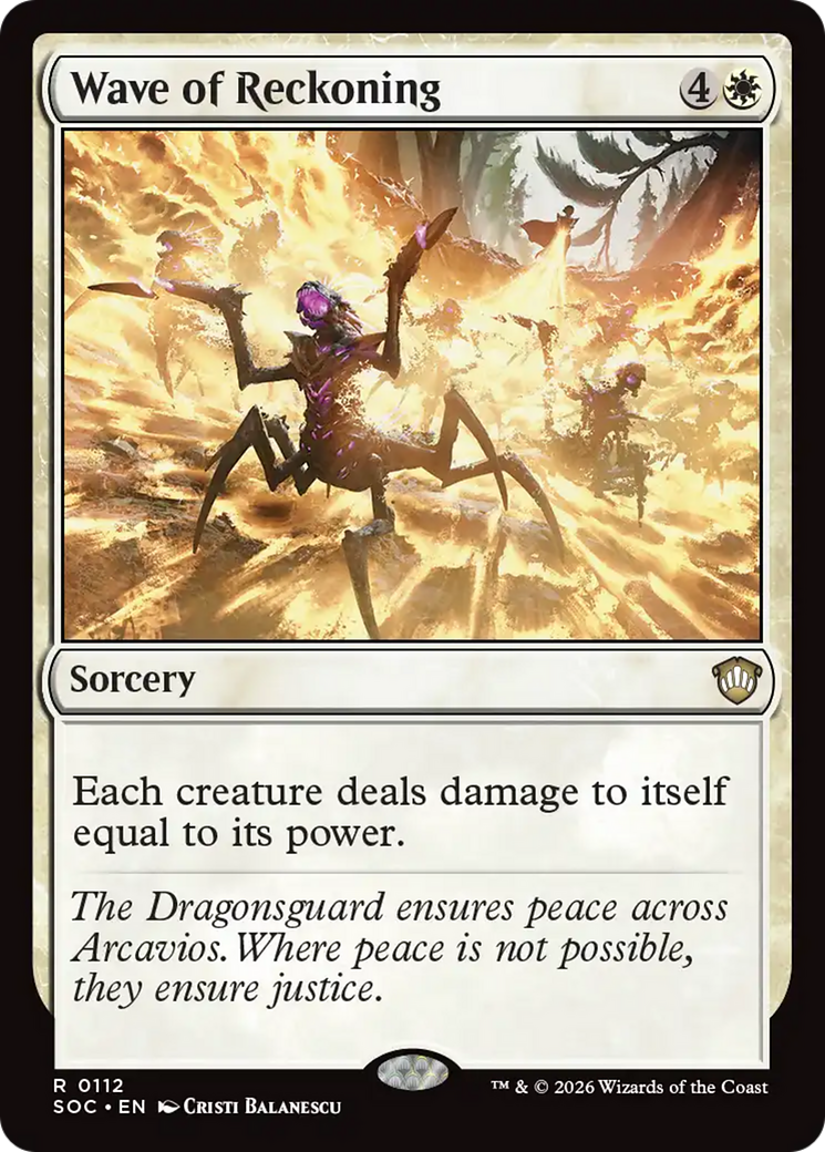Wave of Reckoning [Secrets of Strixhaven Commander] | Magic Magpie