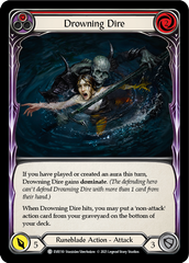 Drowning Dire (Red) [EVR110] (Everfest)  1st Edition Rainbow Foil | Magic Magpie