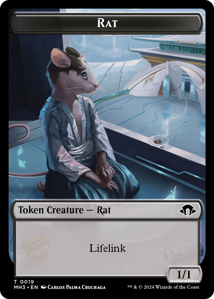 Eldrazi Spawn // Rat Double-Sided Token [Modern Horizons 3 Tokens] | Magic Magpie