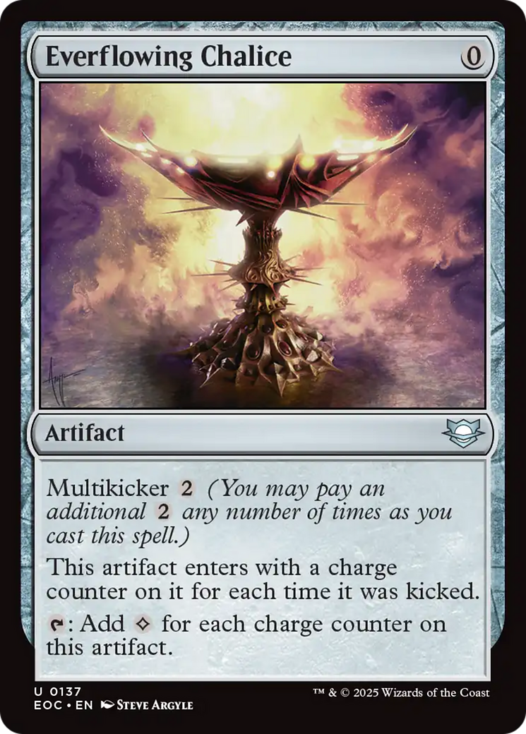 Everflowing Chalice [Edge of Eternities Commander] | Magic Magpie