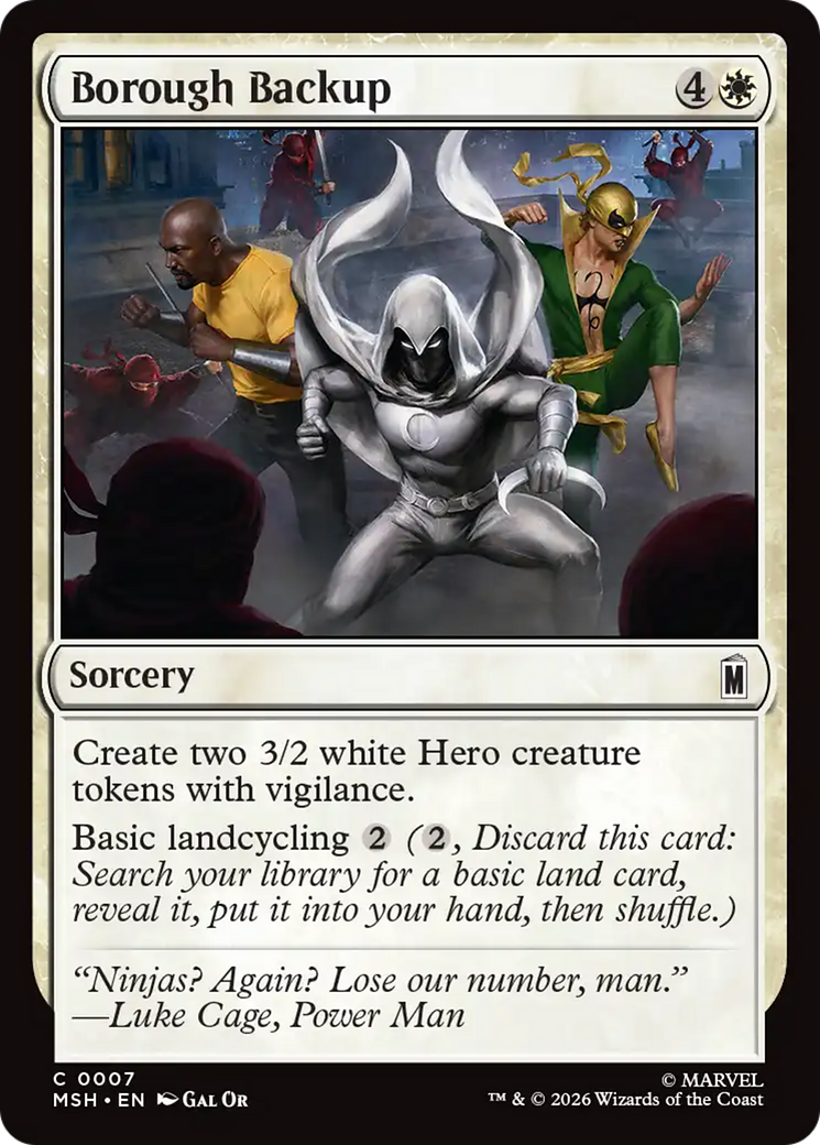 Borough Backup [Marvel Super Heroes] | Magic Magpie