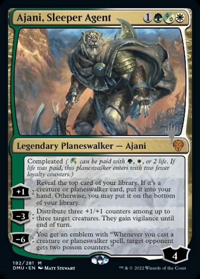 Ajani, Sleeper Agent (Promo Pack) [Dominaria United Promos] | Magic Magpie