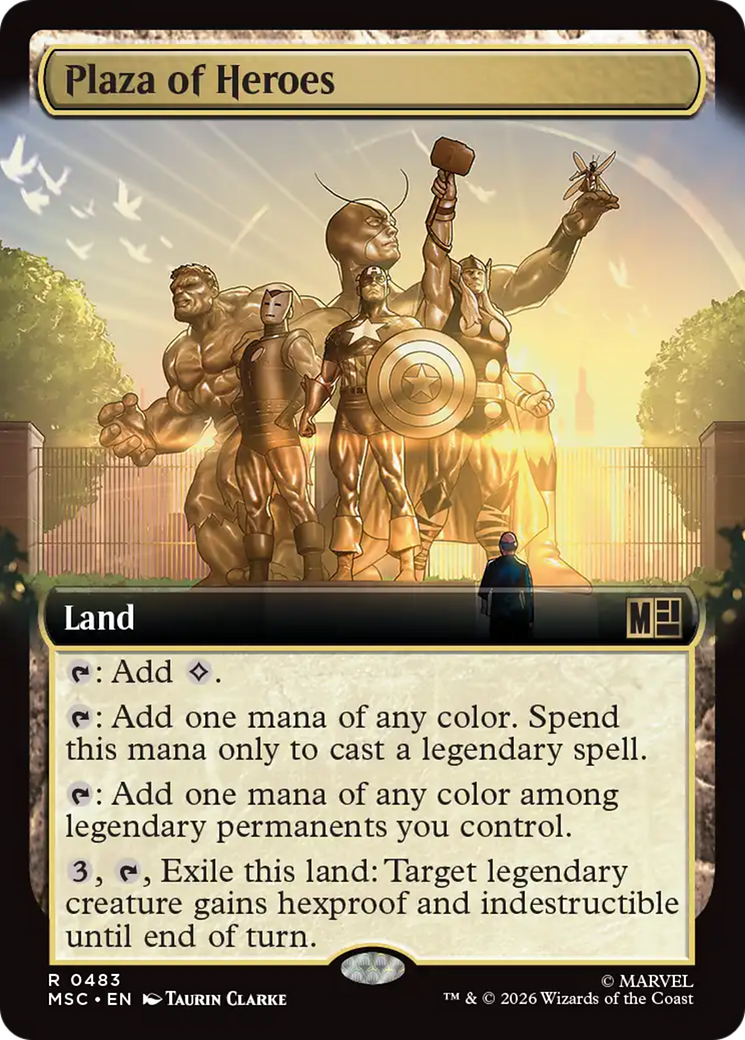 Plaza of Heroes (Extended Art) [Marvel Super Heroes Commander] | Magic Magpie