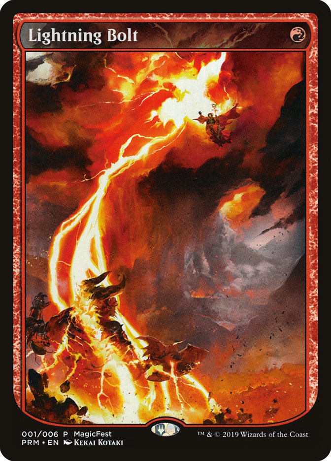 Lightning Bolt (Textless) [MagicFest 2019] | Magic Magpie