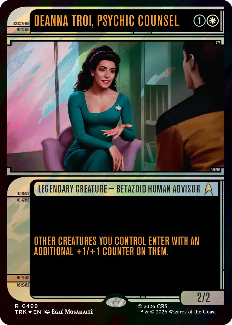 Deanna Troi, Psychic Counsel (Showcase) (Surge Foil) [Star Trek] | Magic Magpie